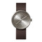 LEFF amsterdam - D38 - Horloge - Leer - Staal/Bruin - Ø 38mm