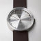 LEFF amsterdam - D38 - Horloge - Leer - Staal/Bruin - Ø 38mm