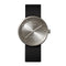 LEFF amsterdam - D38 - Horloge - Leer - Staal/Zwart - Ø 38mm