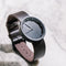 LEFF amsterdam - D38 - Horloge - Leer - Zwart/Bruin - Ø 38mm