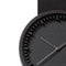 LEFF amsterdam - D38 - Horloge - Leer - Zwart/Zwart - Ø 38mm