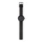 LEFF amsterdam - D38 - Horloge - Leer - Zwart/Zwart - Ø 38mm