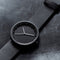 LEFF amsterdam - D38 - Horloge - Leer - Zwart/Zwart - Ø 38mm