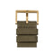LEFF amsterdam - D42 - Horloge - Cordura - Goud/Groen - Ø 42mm