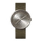 LEFF amsterdam - D42 - Horloge - Cordura - Staal/Groen - Ø 42mm