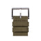 LEFF amsterdam - D42 - Horloge - Cordura - Staal/Groen - Ø 42mm