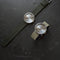 LEFF amsterdam - D42 - Horloge - Cordura - Staal/Groen - Ø 42mm