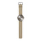 LEFF amsterdam - D42 - Horloge - Cordura - Staal/Zandkleurig - Ø 42mm