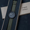 LEFF amsterdam - D42 - Horloge - Cordura - Zwart/Groen - Ø 42mm