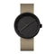 LEFF amsterdam - D42 - Horloge - Cordura - Zwart/Zand - Ø 42mm