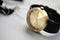 LEFF amsterdam - D42 - Horloge - Leer - Goud/Zwart - Ø 42mm
