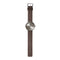 LEFF amsterdam - D42 - Horloge - Leer - Staal/Bruin - Ø 42mm