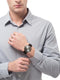 LEFF amsterdam - D42 - Horloge - Leer - Staal/Bruin - Ø 42mm