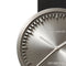 LEFF amsterdam - D42 - Horloge - Leer - Staal/Zwart - Ø 42mm