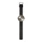 LEFF amsterdam - D42 - Horloge - Leer - Staal/Zwart - Ø 42mm