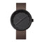 LEFF amsterdam - D42 - Horloge - Leer - Zwart/Bruin - Ø 42mm