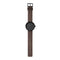 LEFF amsterdam - D42 - Horloge - Leer - Zwart/Bruin - Ø 42mm