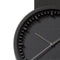 LEFF amsterdam - D42 - Horloge - Leer - Zwart/Zwart - Ø 42mm