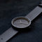 LEFF amsterdam - D42 - Horloge - Leer - Zwart/Zwart - Ø 42mm