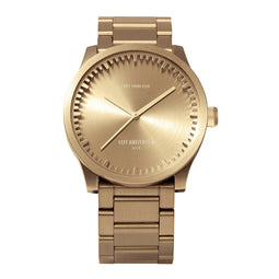 LEFF amsterdam - S42 - Horloge - Staal - Goud - Ø 42mm