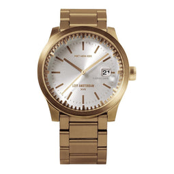 LEFF amsterdam - S42 - Horloge - Staal - Goud/Parelmoer - Ø 42mm