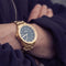 LEFF amsterdam - S42 - Horloge - Staal - Goud/Zwart - Ø 42mm