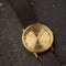 LEFF amsterdam - T32 - Horloge - Leer - Goud/Bruin - Ø 32mm