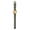 LEFF amsterdam - T32 - Horloge - Leer - Goud/Grijs - Ø 32mm