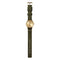 LEFF amsterdam - T32 - Horloge - Leer - Goud/Groen - Ø 32mm