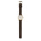 LEFF amsterdam - T32 - Horloge - Leer - Goud/Wit/Bruin - Ø 32mm