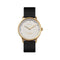 LEFF amsterdam - T32 - Horloge - Leer - Goud/Wit/Zwart- Ø 32mm