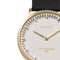 LEFF amsterdam - T32 - Horloge - Leer - Goud/Wit/Zwart- Ø 32mm