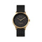 LEFF amsterdam - T32 - Horloge - Leer - Goud/Zwart - Ø 32mm
