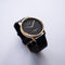 LEFF amsterdam - T32 - Horloge - Leer - Goud/Zwart - Ø 32mm