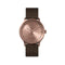 LEFF amsterdam - T32 - Horloge - Leer - Rosé/Bruin - Ø 32mm
