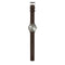 LEFF amsterdam - T32 - Horloge - Leer - Staal/Bruin - Ø 32mm