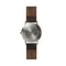 LEFF amsterdam - T32 - Horloge - Leer - Staal/Bruin - Ø 32mm