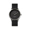 LEFF amsterdam - T32 - Horloge - Leer - Staal/Zwart- Ø 32mm