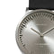 LEFF amsterdam - T32 - Horloge - Leer - Staal/Zwart - Ø 32mm