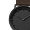 LEFF amsterdam - T32 - Horloge - Leer - Zwart/Bruin - Ø 32mm