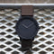 LEFF amsterdam - T32 - Horloge - Leer - Zwart/Bruin - Ø 32mm