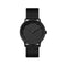 LEFF amsterdam - T32 - Horloge - Leer - Zwart/Zwart - Ø 32mm