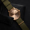 LEFF amsterdam - T32 - Horloge - Nylon - Rosé/Groen - Ø 32mm