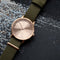 LEFF amsterdam - T32 - Horloge - Nylon - Rosé/Groen - Ø 32mm