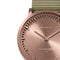 LEFF amsterdam - T32 - Horloge - Nylon - Rosé/Zandkleurig - Ø 32mm