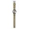 LEFF amsterdam - T32 - Horloge - Nylon - Staal/Zandkleurig - Ø 32mm