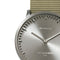 LEFF amsterdam - T32 - Horloge - Nylon - Staal/Zandkleurig - Ø 32mm