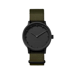 LEFF amsterdam - T32 - Horloge - Nylon - Zwart/Groen - Ø 32mm
