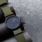 LEFF amsterdam - T32 - Horloge - Nylon - Zwart/Groen - Ø 32mm