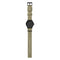 LEFF amsterdam - T32 - Horloge - Nylon - Zwart/Zandkleurig - Ø 32mm